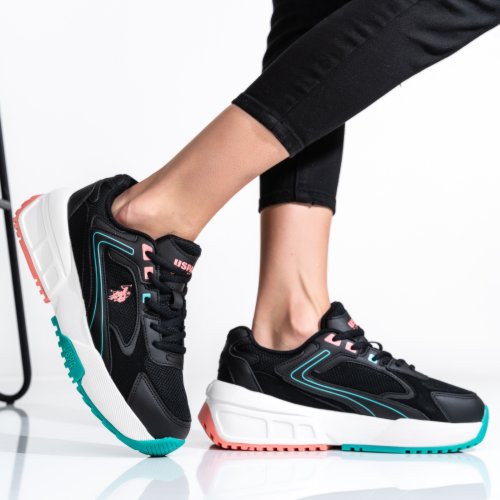 Us polo assn fekete sportcipők osbhrenda