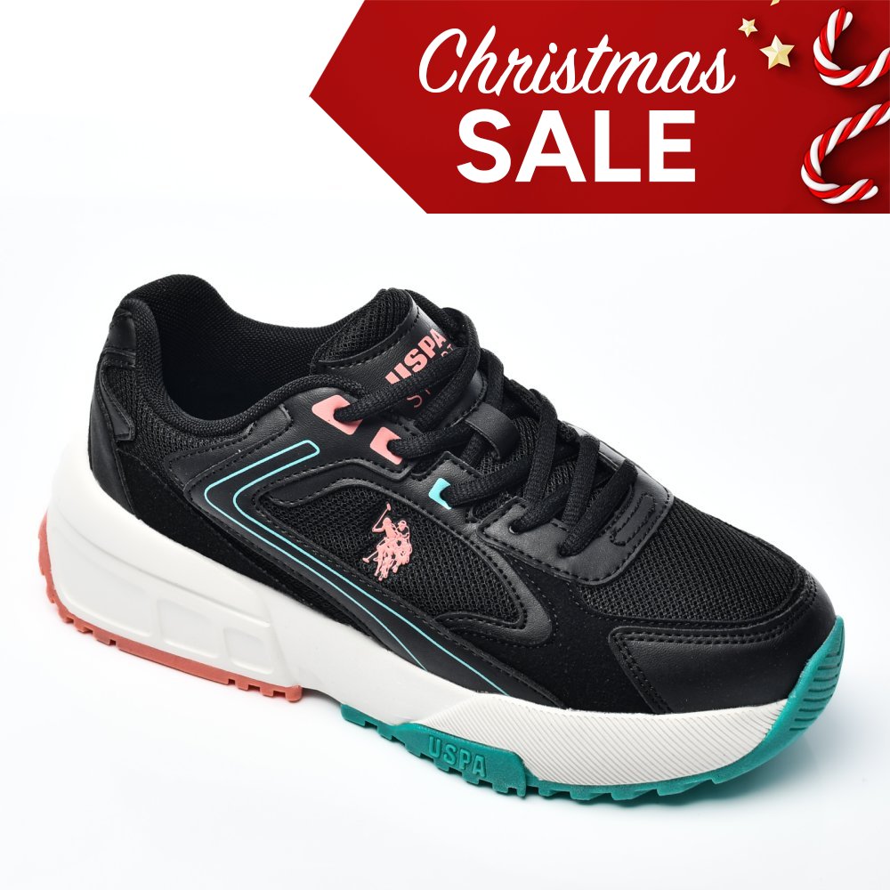 Us polo assn fekete sportcipők osbhrenda