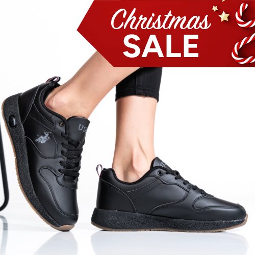 Us polo assn fekete sportcipők asbhngel-wmn