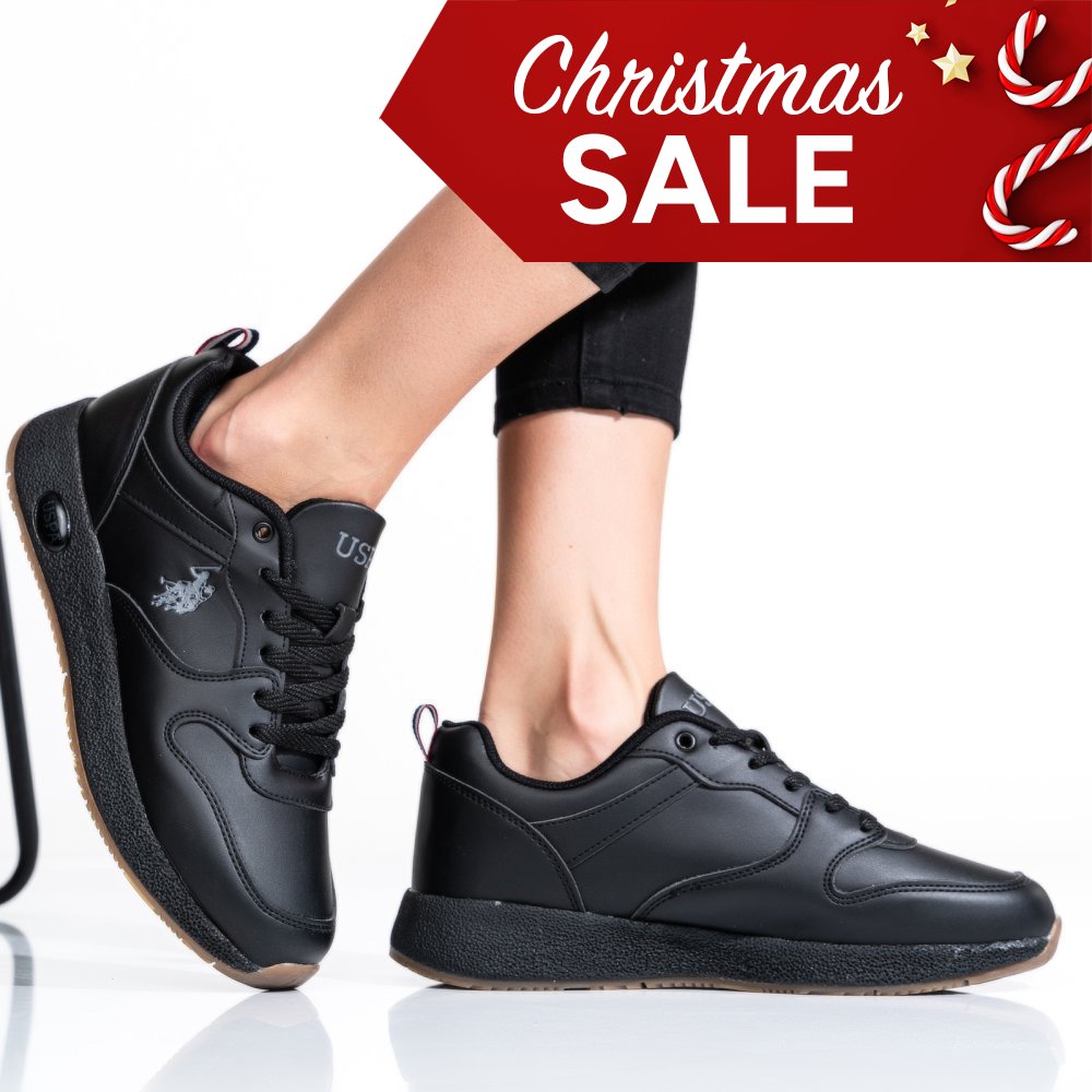 Us polo assn fekete sportcipők asbhngel-wmn