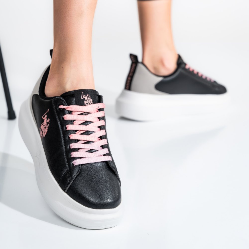 Us polo assn fekete sportcipők hsbhelis026