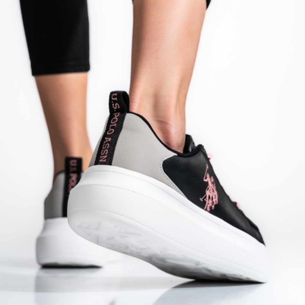 Us polo assn fekete sportcipők hsbhelis026