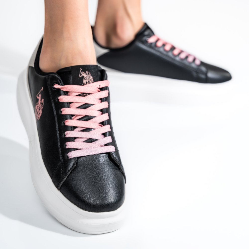 Us polo assn fekete sportcipők hsbhelis026