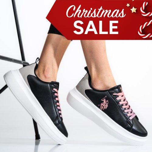 Us polo assn fekete sportcipők hsbhelis026