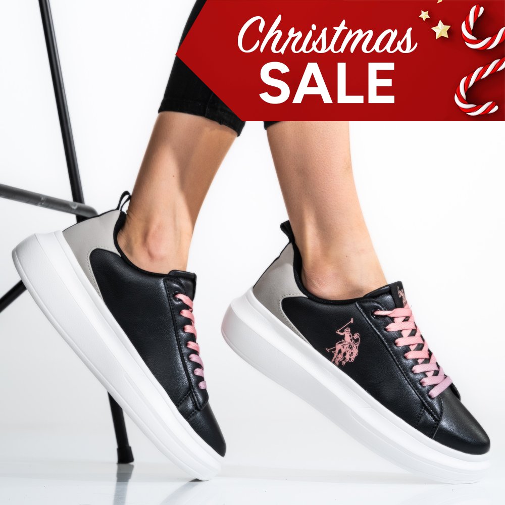 Us polo assn fekete sportcipők hsbhelis026