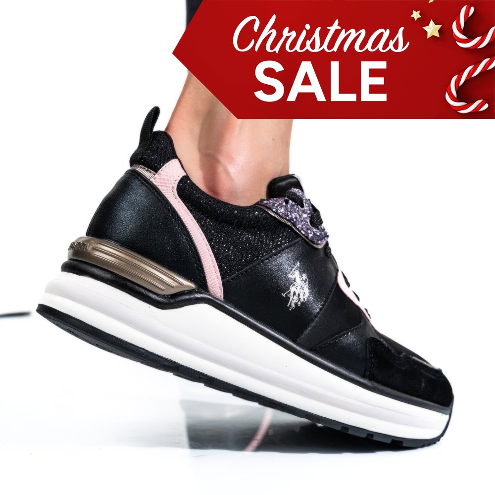 Us polo assn fekete sportcipők osbhphra006