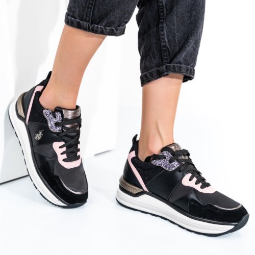 Us polo assn fekete sportcipők osbhphra006