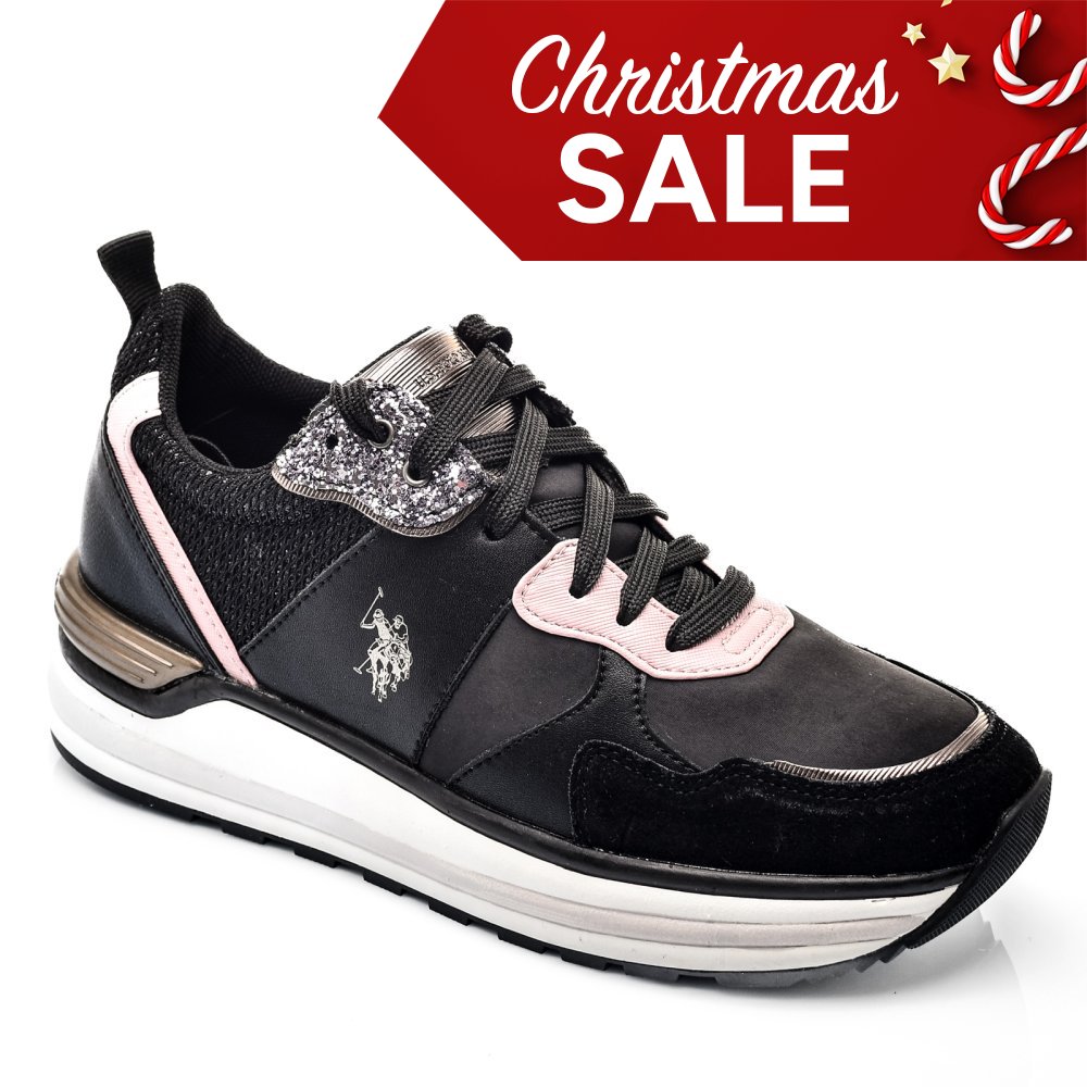 Us polo assn fekete sportcipők osbhphra006