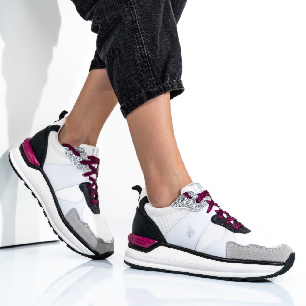 Us polo assn fehér sportcipők osbhphra006