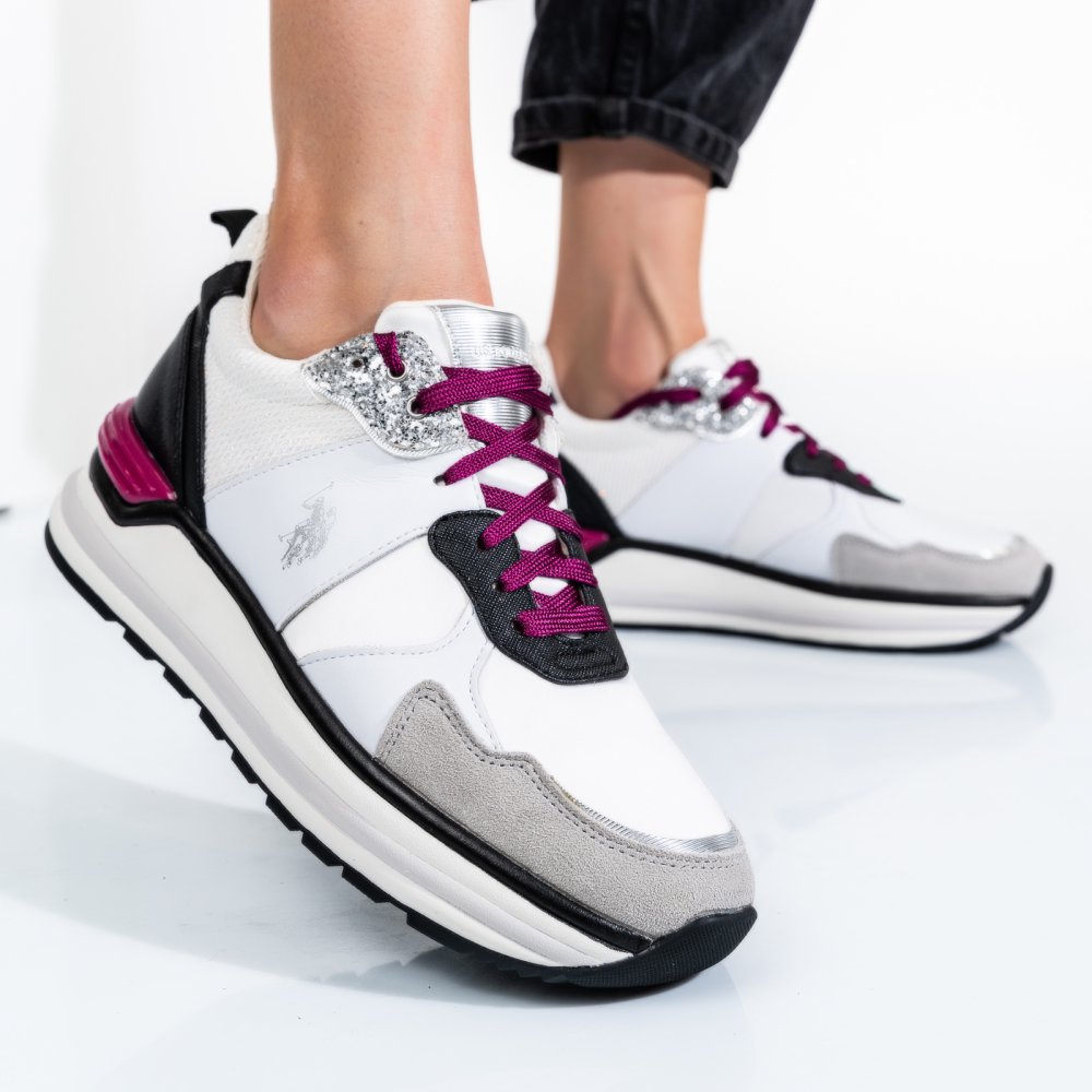 Us polo assn fehér sportcipők osbhphra006