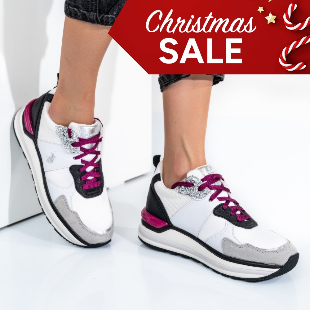 Us polo assn fehér sportcipők osbhphra006