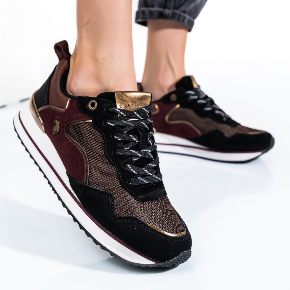 Us polo assn burgundia sportcipők lsbhayla001