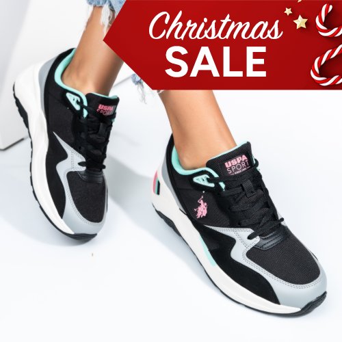 Us polo assn fekete sportcipők hsbhusky