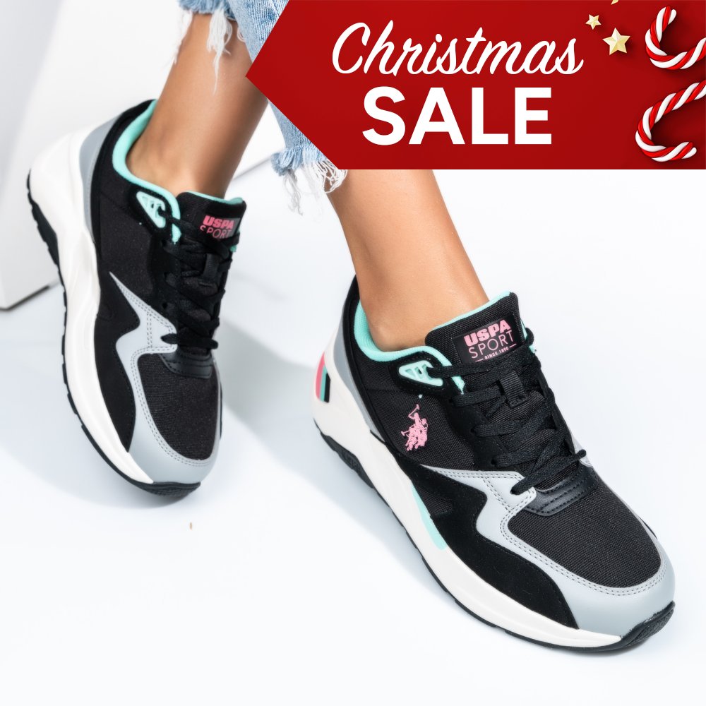 Us polo assn fekete sportcipők hsbhusky