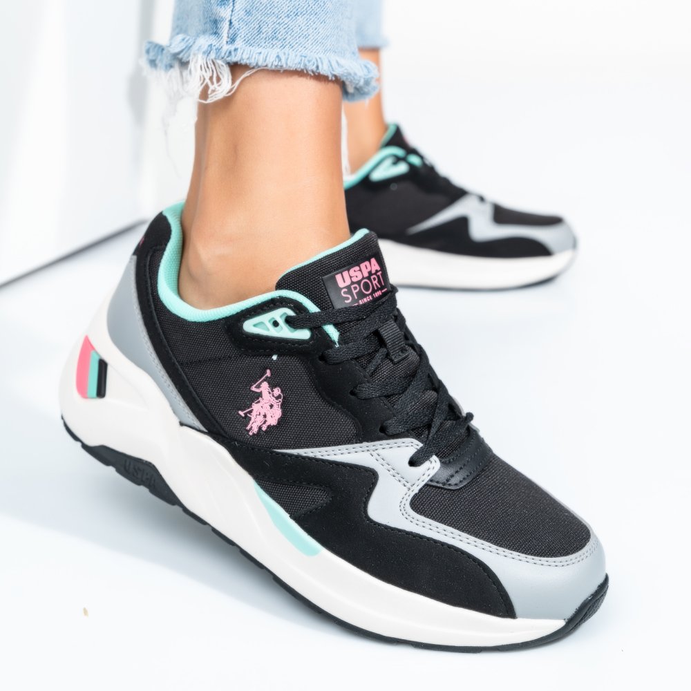 Us polo assn fekete sportcipők hsbhusky