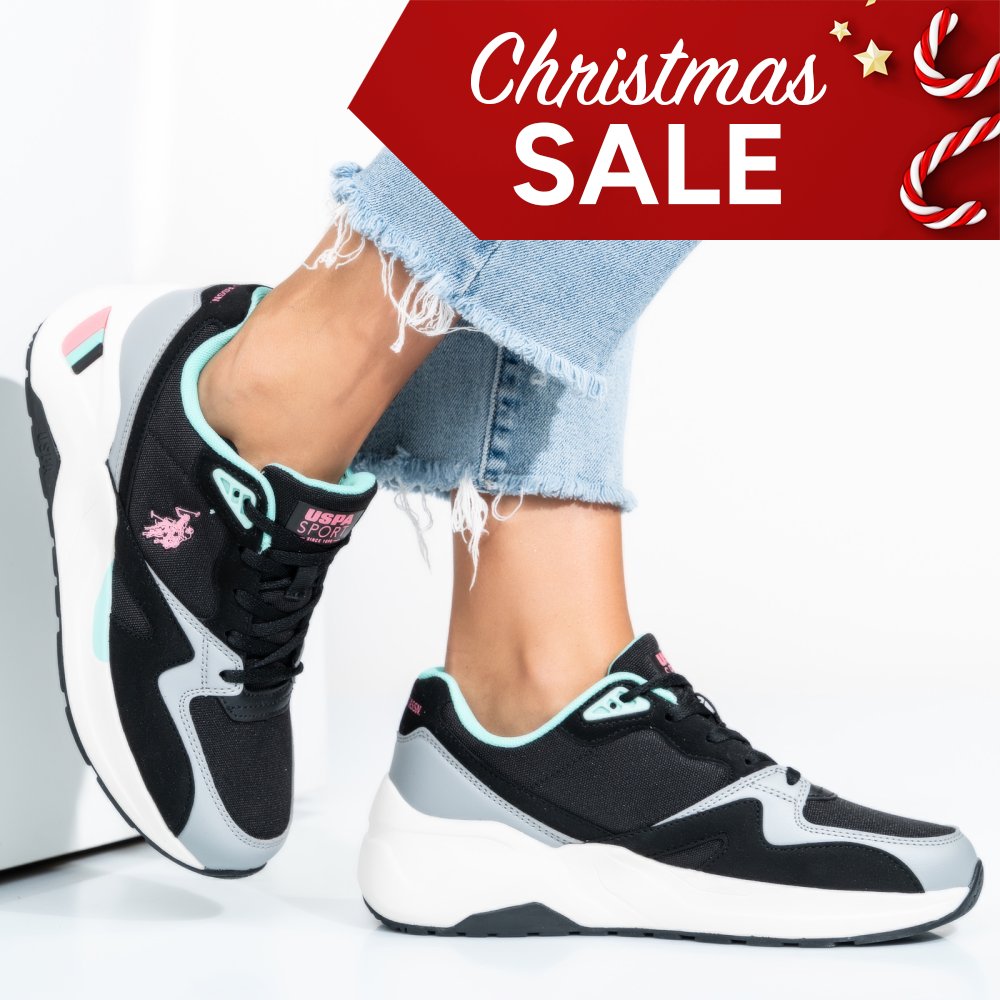 Us polo assn fekete sportcipők hsbhusky