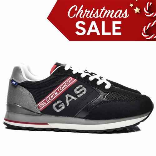 Gas fekete sportcipők gsbham313902