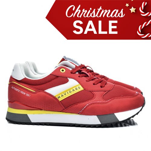 Navigare piros sportcipők nsbham313005