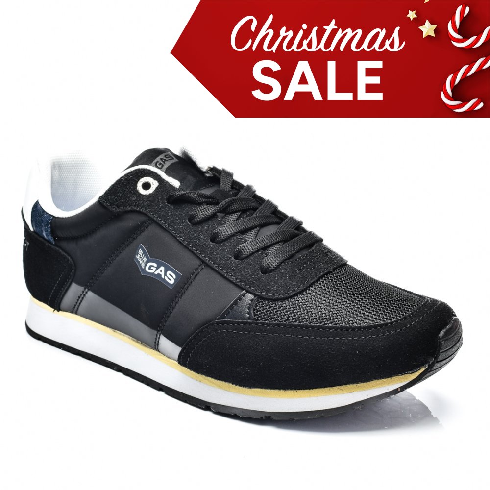 Gas fekete sportcipők gsbham313555