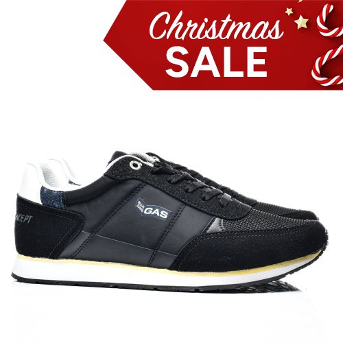 Gas fekete sportcipők gsbham313555