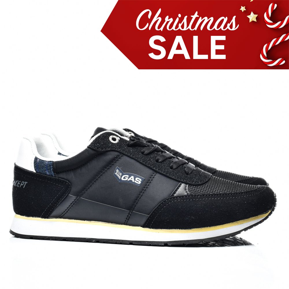 Gas fekete sportcipők gsbham313555