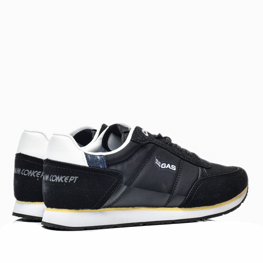 Gas fekete sportcipők gsbham313555