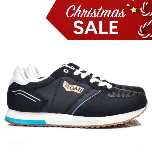 Gas fekete sportcipők gsbham313931