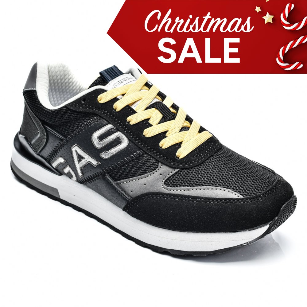 Gas fekete sportcipők gsbham313915