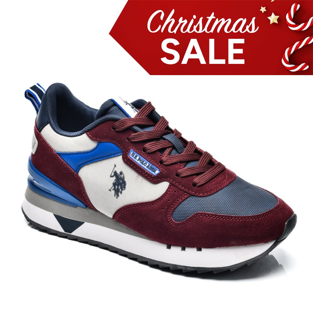 Us polo assn burgundia sportcipők bsbhuzzy001a