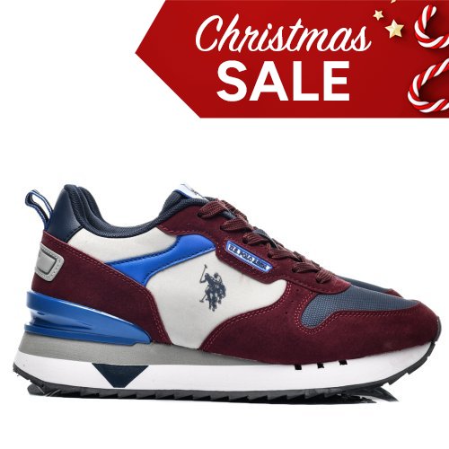 Us polo assn burgundia sportcipők bsbhuzzy001a