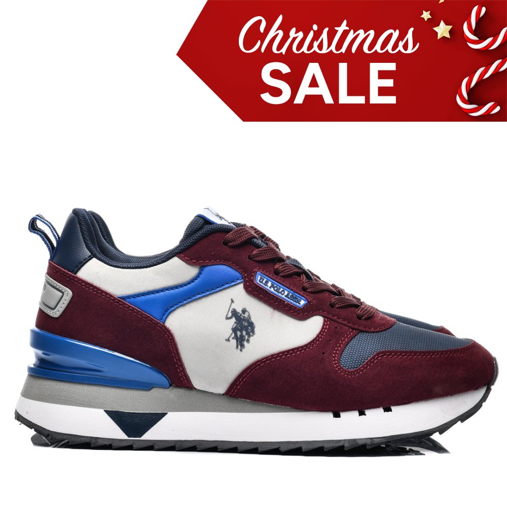 Us polo assn burgundia sportcipők bsbhuzzy001a