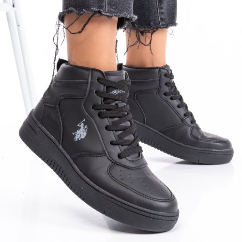 Us polo assn fekete sportcipők asbhristo-hi-1pr