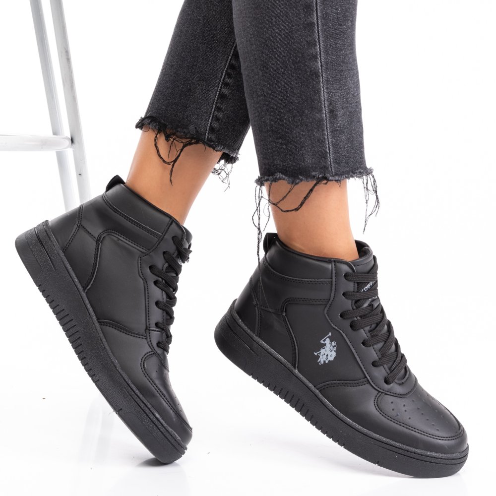 Us polo assn fekete sportcipők asbhristo-hi-1pr