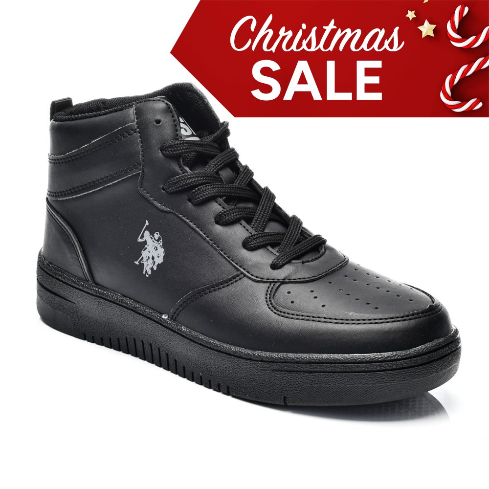 Us polo assn fekete sportcipők asbhristo-hi-1pr