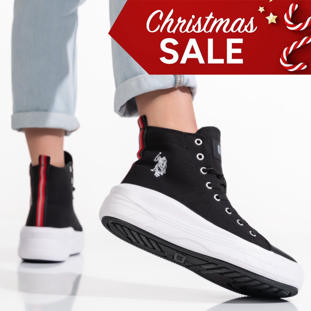 Us polo assn fekete sportcipők csbhlementine