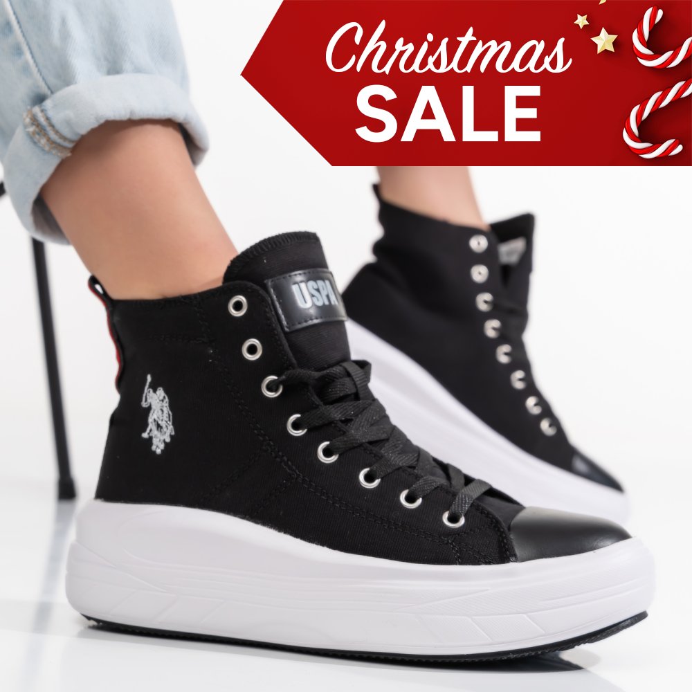 Us polo assn fekete sportcipők csbhlementine