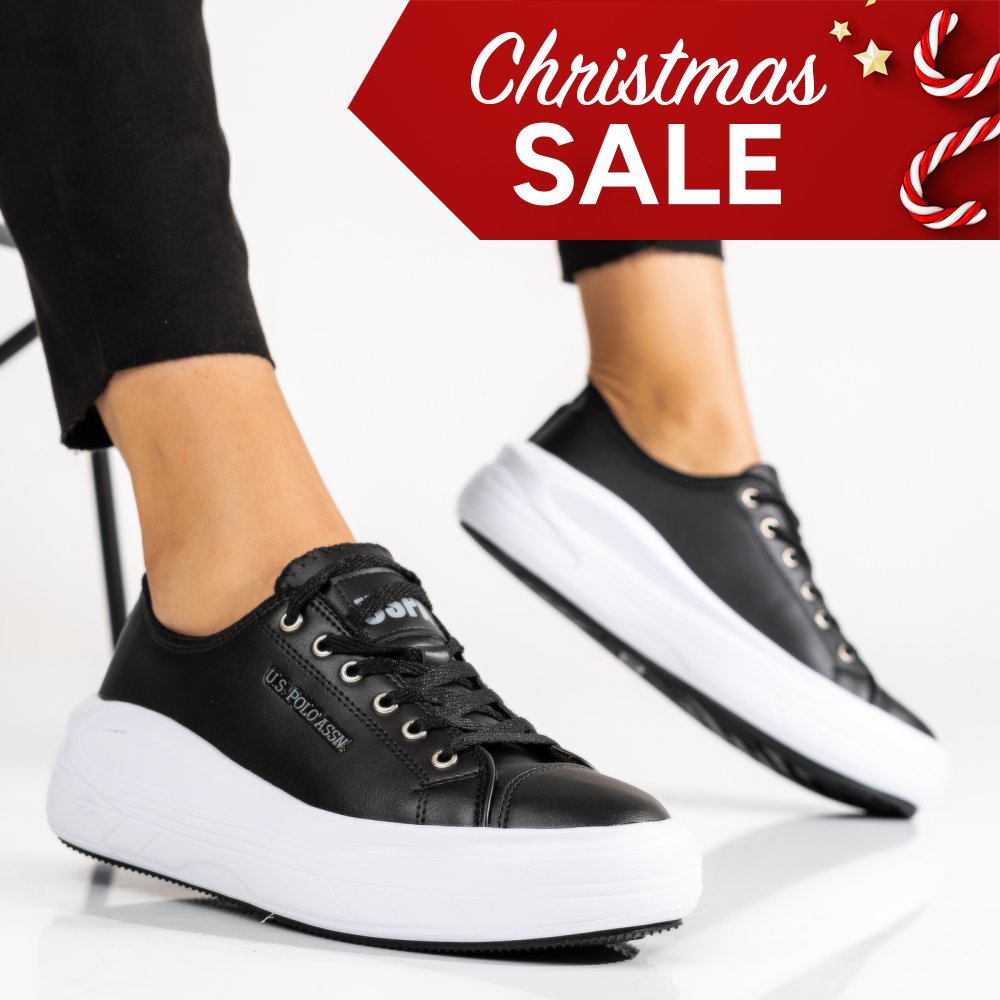 Us polo assn fekete sportcipők csbhleme