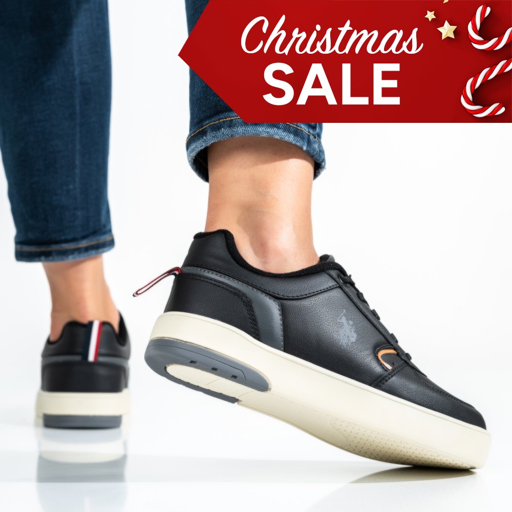 Us polo assn fekete sportcipők osbhkita