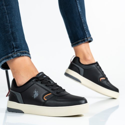 Us polo assn fekete sportcipők osbhkita
