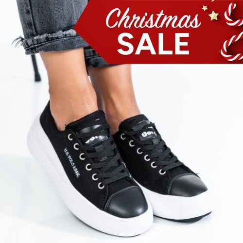 Us polo assn fekete sportcipők csbhleme 2fx