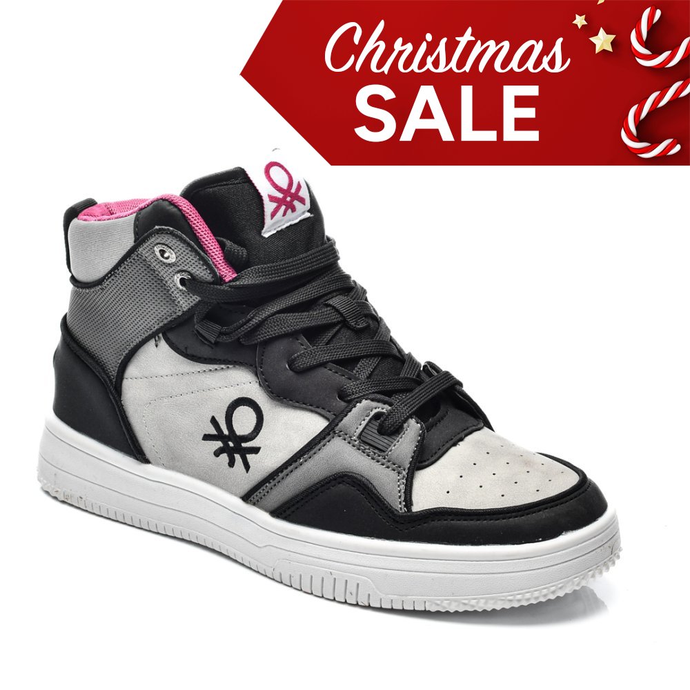 Benetton szürke sportcipők bsbhtw227601