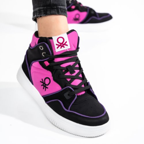 Benetton mályva sportcipők bsbhtw227600
