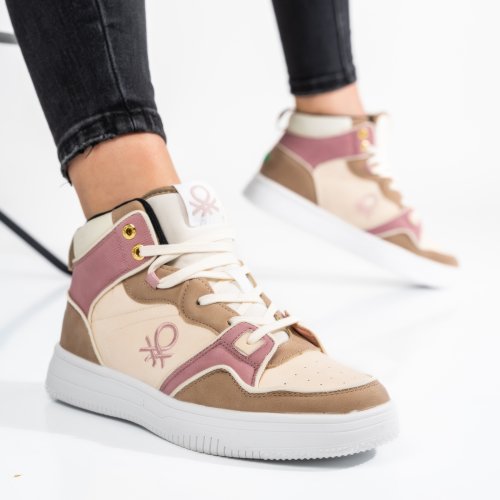 Benetton bézs sportcipők bsbhtw227601