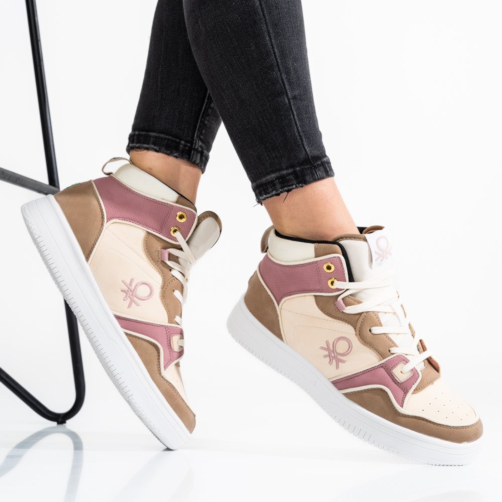 Benetton bézs sportcipők bsbhtw227601