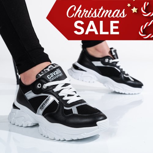 Cavalli class fekete sportcipők ssbh23-s00cw8643