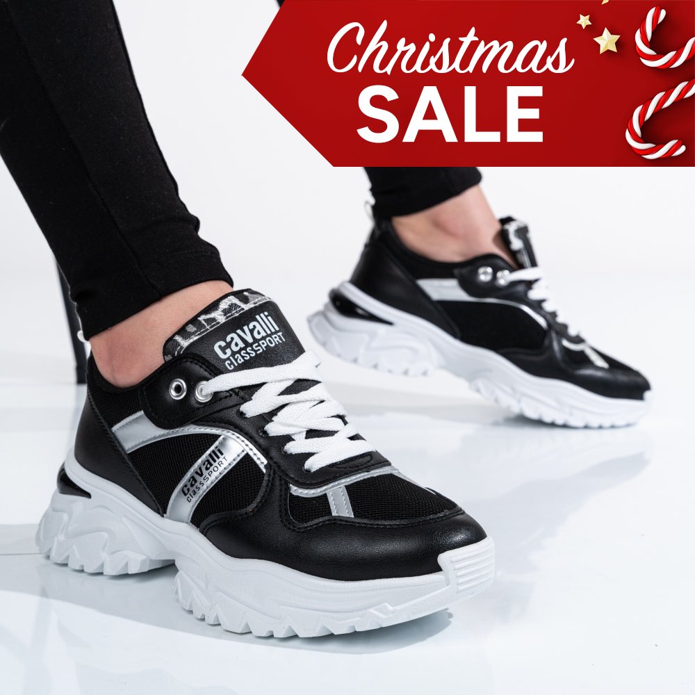 Cavalli class fekete sportcipők ssbh23-s00cw8643