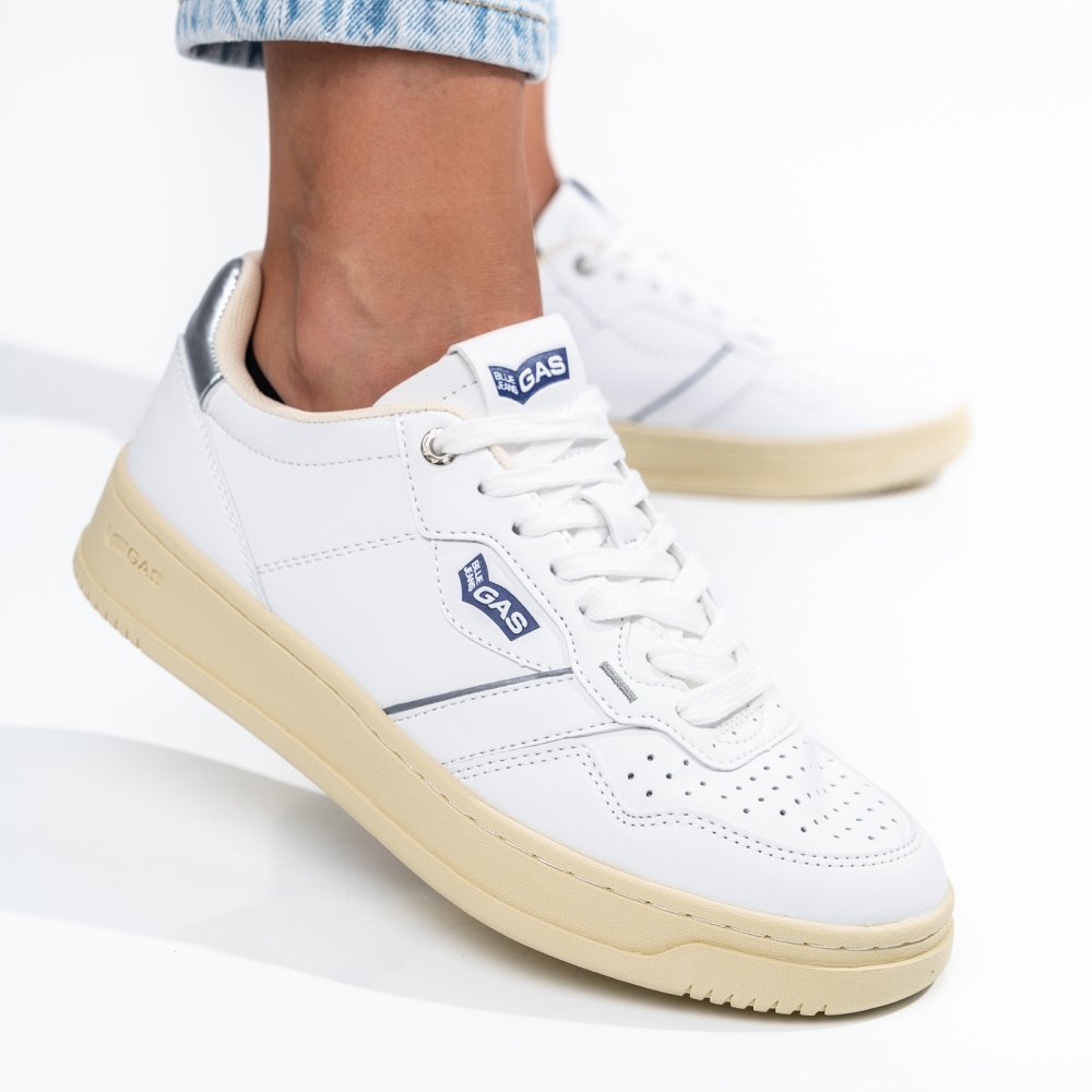 Gas fehér sportcipők gsbhaw314301