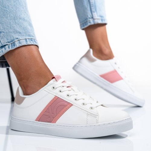 Benetton fehér sportcipők bsbhtw314120