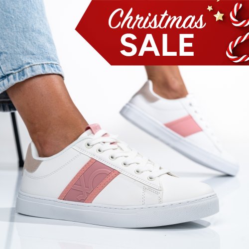 Benetton fehér sportcipők bsbhtw314120