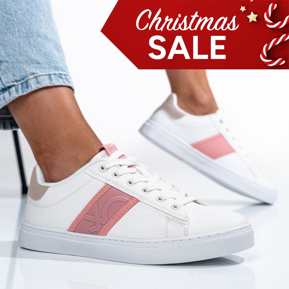 Benetton fehér sportcipők bsbhtw314120